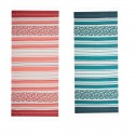 Telo mare in cotone fouta asciugamano Salva spazio con frange Animalier Maculato