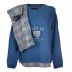 Pigiama in Caldo cotone donna invernale Angel's stelle tartan scozzese star