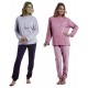 Pigiama in Caldo cotone donna invernale Angel's stelle tartan scozzese star