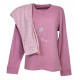 Pigiama in Caldo cotone donna invernale Angel's stelle tartan scozzese star