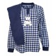 Pigiama donna in PILE Invernale Marta Marzotto scozzese quadretti fiori orsetti