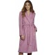Vestaglia donna invernale in Pile Coral allacciata con cintura Linclalor