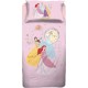 Completo lenzuola singolo in cotone Disney Principesse Cenerentola Ariel Belle