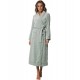 Vestaglia donna lunga in pile coral invernale sciallata con cintura Pastunette