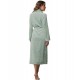 Vestaglia donna lunga in pile coral invernale sciallata con cintura Pastunette