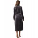 Vestaglia donna lunga in pile coral invernale sciallata con cintura Pastunette