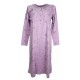 Camicia da notte donna invernale in Caldo Cotone Oronero 303 fiorellini