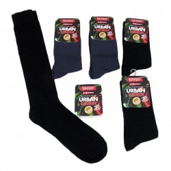 3 paia di calzini UOMO lunghi sottoginocchio caldo cotone RAGNO Sport Urban