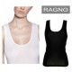 Maglia intima Canottiera Ragno lana merino seta spalla larga