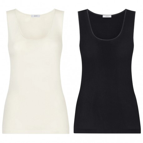 Maglia intima Canottiera Ragno lana merino seta spalla larga