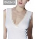  RAGNO Canottiera maglia intima donna spalla larga garbo seno 100% lana 073094