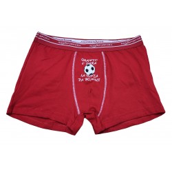 Boxer uomo elasticizzato Rosso Porpora Natale e Capodanno bomber calcio NU416