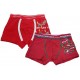 Boxer ragazzo bambino cotone Rosso Porpora Babbo Natale Buon Anno Natalizio