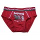 Slip mutandina mutanda per Bambino Bimbo Rosso Porpora Rosso Natale NB283
