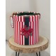 Plaid Coperta in pile Idea Regalo Natale con scatola musicale scozzese tartan