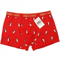  Boxer ragazzo bambino cotone Enrico Coveri Babbo Natale Buon Anno Natalizio