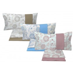 Completo lenzuola matrimoniale con 4 federe 2 piazze in cotone Pierre Cardin Dalia