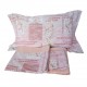 Set di lenzuola matrimoniale 2 piazze cotone Dreams rose 