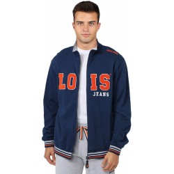 Giacca da Camera Cardigan uomo in felpa con cerniera Lois 57339