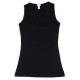 Canottiera donna Maglia Intima Fraly in Caldo Cotone spalla larga DF6272 Nero