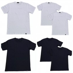 Canottiera Maglia intima uomo manica corta girocollo e scollo V caldo cotone QBO