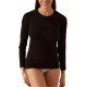 Maglia Donna Manica Lunga girocollo cotone elasticizzato felpato caldo Jadea 41