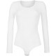 Body donna sotto giacca girocollo scollato manica lunga caldo cotone Cotonella