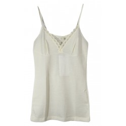 RAGNO Canottiera maglia intima donna spalla stretta garbo seno 100% lana 073091