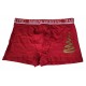  Boxer uomo elasticizzato Marina Yachting Natale e Capodanno albero 342 rosso