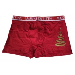 Boxer uomo elasticizzato Marina Yachting Natale e Capodanno albero 342 rosso