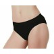 Slip donna vita bassa mutanda in microfibra con tassello in cotone Tramonte 8002