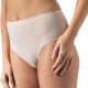 Slip donna vita alta maxi mutanda in microfibra con tassello in cotone Tramonte