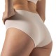Slip donna vita alta maxi mutanda in microfibra con tassello in cotone Tramonte