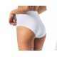 Slip donna vita alta maxi mutanda in microfibra con tassello in cotone Tramonte