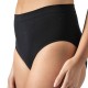 Slip donna vita alta maxi mutanda in microfibra con tassello in cotone Tramonte