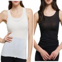 Canotta top Donna spalla larga in morbido modal e cashmere Jadea 4709