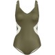  Costume donna intero TRIUMPH preformato senza ferretto SUMMER ALLURE OP verde
