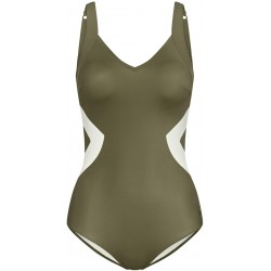  Costume donna intero TRIUMPH preformato senza ferretto SUMMER ALLURE OP verde