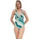  Costume donna intero TRIUMPH preformato senza ferretto SUMMER MIX PLUNGE OP