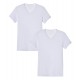 DUE Canottiere Uomo FRALY in puro Cotone scollo a V