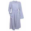 Vestaglia donna in cotone manica lunga sciallata con cintura Manuela 1595