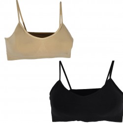 Reggiseno Brassiere microfibra TRAMONTE senza ferretto con coppe estraibili R806