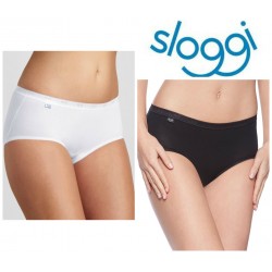 2 slip mutanda donna Sloggi BASIC MIDI in cotone