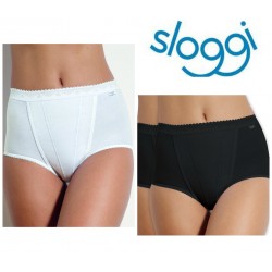  2 slip donna mutanda Sloggi CONTROL MAXI contenitivo in cotone