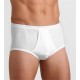Due Slip uomo mutanda vita alta con apertura laterale SLOGGI BASIC MAXI cotone elastico