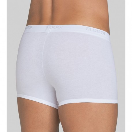 Due boxer uomo parigamba SLOGGI BASIC SHORT cotone elastico