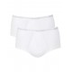 Due Slip uomo mutanda vita alta con apertura laterale SLOGGI BASIC MAXI cotone elastico