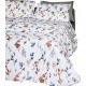  Copriletto matrimoniale Day Light Battaglia 2 piazze Chiara Floreale Panna