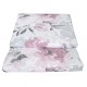 Copriletto singolo matrimoniale cotone piquet Angel's fiori rose corallo