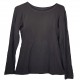 Maglia donna manica lunga Sotto giacca modal Tramonte Lucy